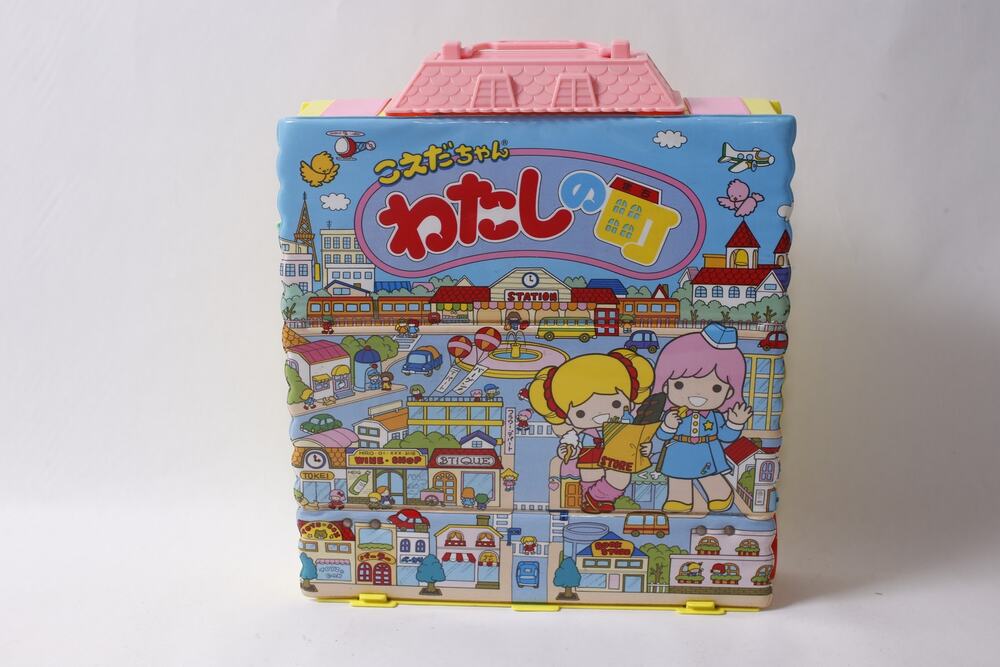 1980s Takara Japan Koeda-chan My Town Playset w Carrying Case ~ 260817-WH 1199